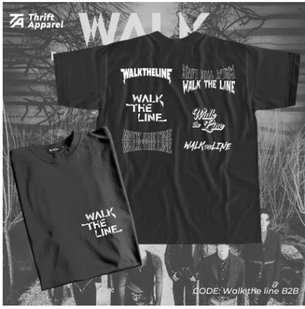 Walk the L!n3 b2b | Thrift Apparel T Shirt
