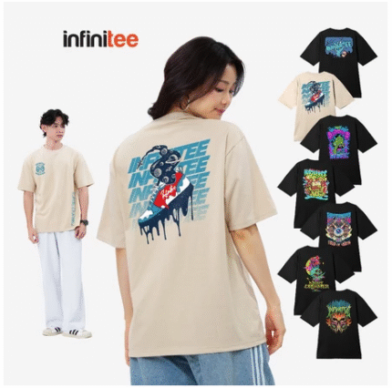 Infinitee High Art Oversized T Shirt For Men Women Oversize Loose Tshirt Shirts Top Tops Tees Tee