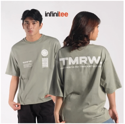 Infinitee Typographic Statement Oversized T Shirt For Men Women Plus Size Shirt Top Tops Tshirt